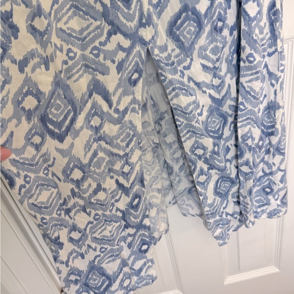 Japna Blue and White Patterned Jumpsuit - Picture 3 of 7